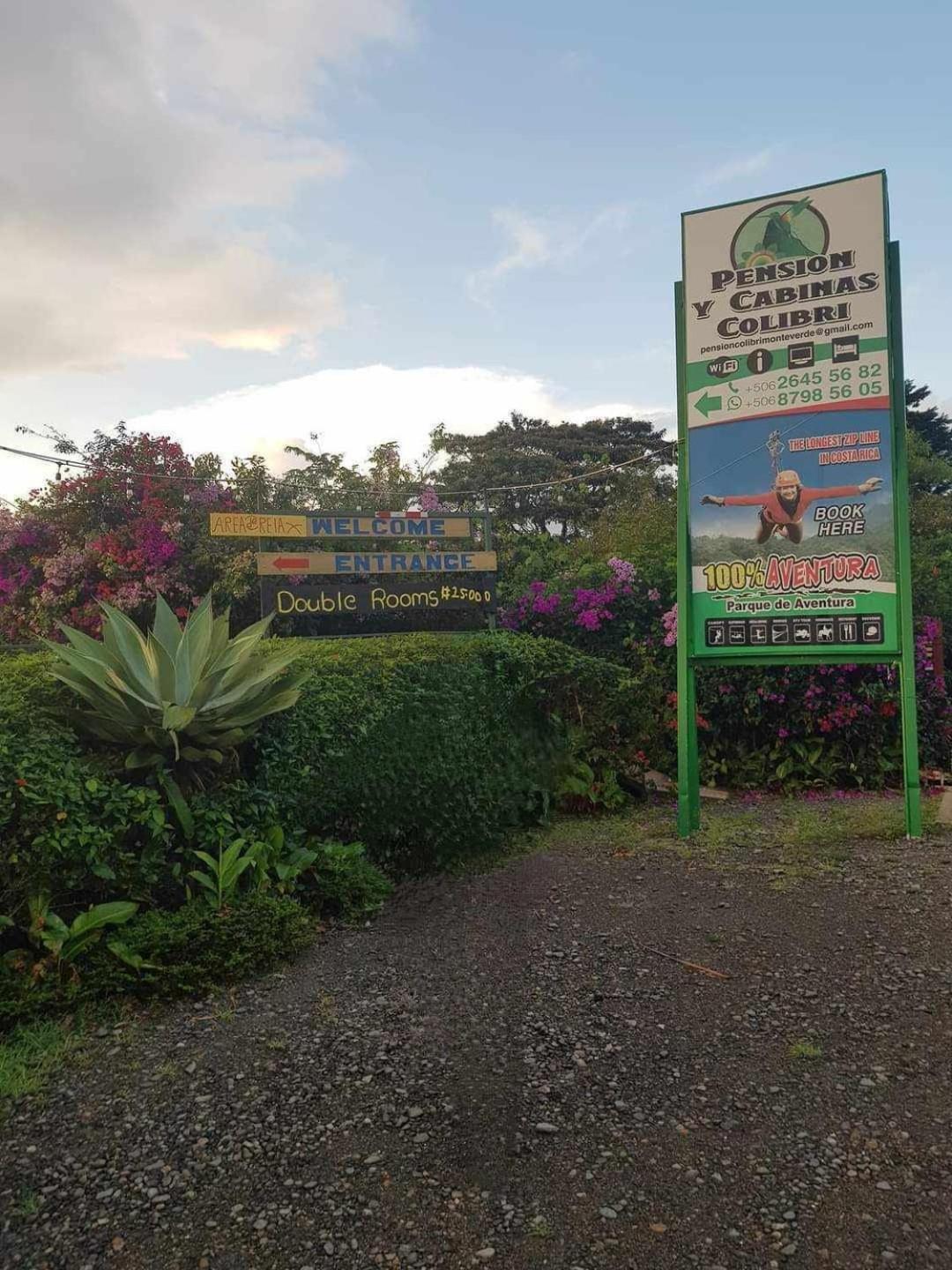 Pension Y Cabinas Colibri B&B Costa Rica Monteverde Bagian luar foto